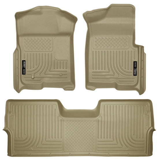 Husky Liners Weatherbeater Front & 2nd Seat Floor Liners Footwell Coverage 98333 98333