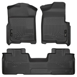 Husky Liners Weatherbeater Front & 2nd Seat Floor Liners Footwell Coverage 98341 98341