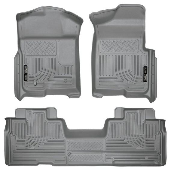 Husky Liners Weatherbeater Front & 2nd Seat Floor Liners Footwell Coverage 98342