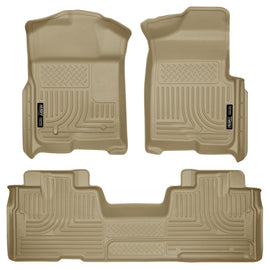 Husky Liners Weatherbeater Front & 2nd Seat Floor Liners Footwell Coverage 98343