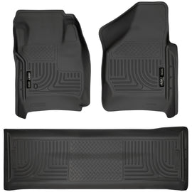 Husky Liners Weatherbeater Front & 2nd Seat Floor Liners Footwell Coverage 98381