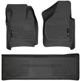Husky Liners Weatherbeater Front & 2nd Seat Floor Liners Footwell Coverage 98381 98381
