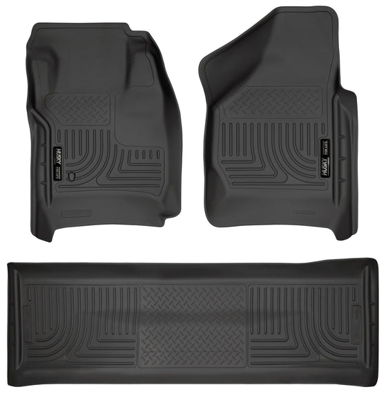 Husky Liners Weatherbeater Front & 2nd Seat Floor Liners Footwell Coverage 98381 98381