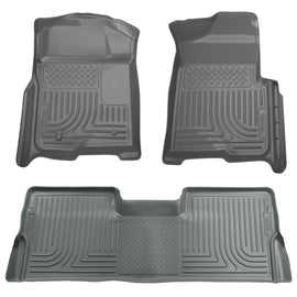 Husky Liners Front & 2nd Seat Floor Liners (Footwell Coverage) FOR 2008-2010 For