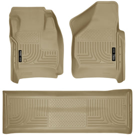Husky Liners Weatherbeater Front & 2nd Seat Floor Liners Footwell Coverage 98383 98383