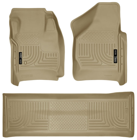 Husky Liners Weatherbeater Front & 2nd Seat Floor Liners Footwell Coverage 98383 98383