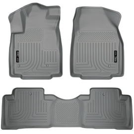 Husky Liners Front & 2nd Seat Floor Liners FOR 2009-2015 Honda Pilot