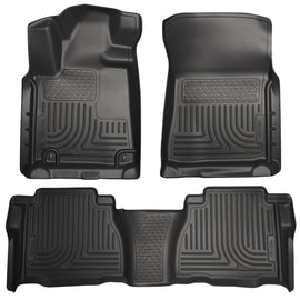 Husky Liners Weatherbeater Front & 2nd Seat Floor Liners Footwell Coverage 98581