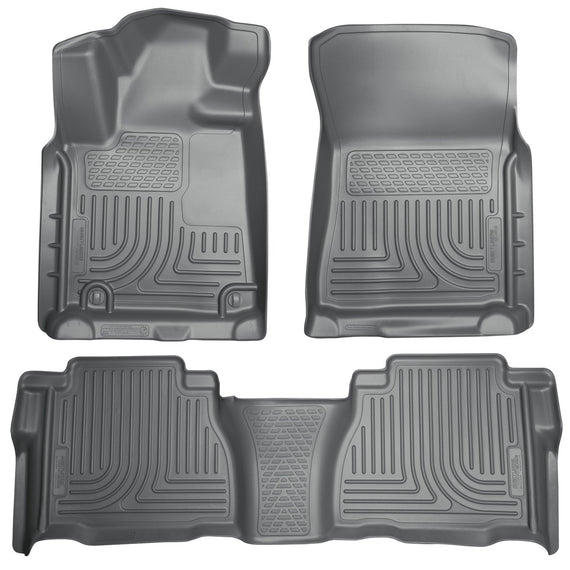 Husky Liners Weatherbeater Front & 2nd Seat Floor Liners Footwell Coverage 98582 98582