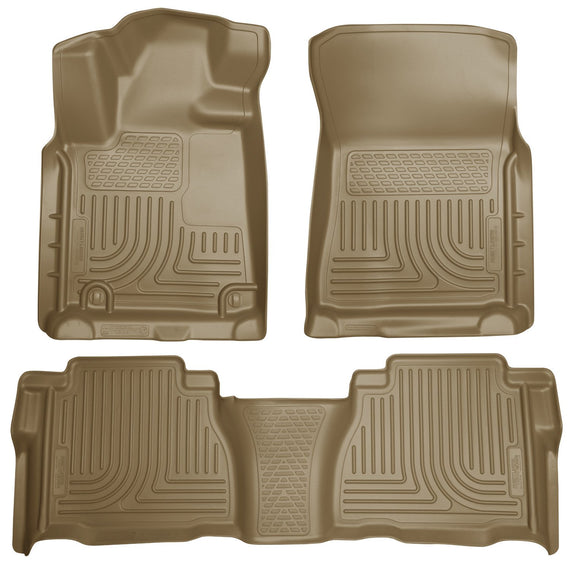 Husky Liners Weatherbeater Front & 2nd Seat Floor Liners Footwell Coverage 98583