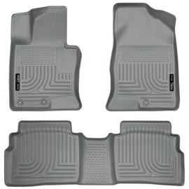 Husky Liners Front & 2nd Seat Floor Liners FOR 2011-2014 Hyundai Sonata GLS, 201