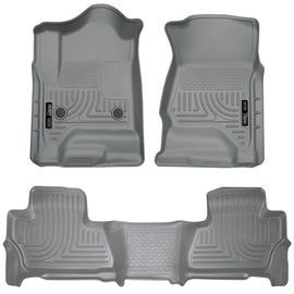 Husky Liners Front & 2nd Seat Floor Liners FOR 2015-2018 Chevrolet Suburban, 201