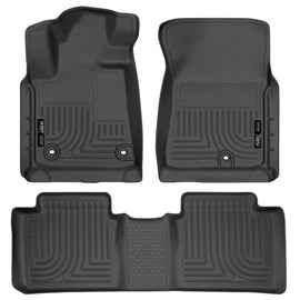 Husky Liners Weatherbeater Front & 2nd Seat Floor Liners Footwell Coverage 99561