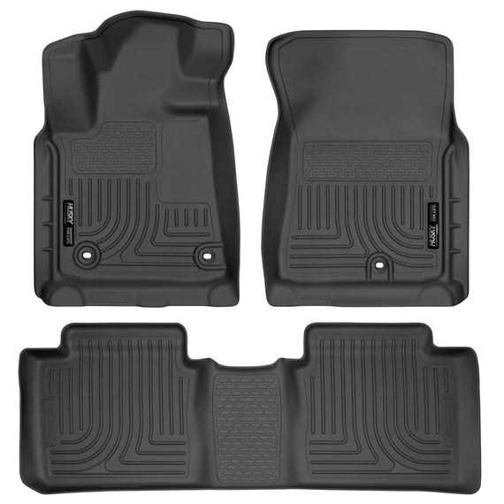 Husky Liners Weatherbeater Front & 2nd Seat Floor Liners Footwell Coverage 99561 99561