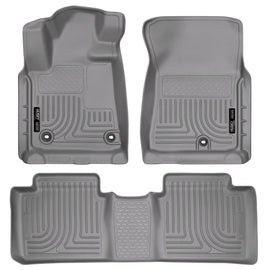 Husky Liners Front & 2nd Seat Floor Liners FOR 2014-2018 Toyota Tundra Double Ca