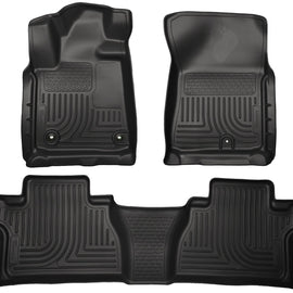 Husky Liners Weatherbeater Front & 2nd Seat Floor Liners Footwell Coverage 99581 99581