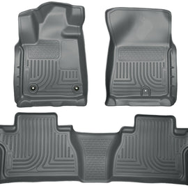 Husky Liners Front & 2nd Seat Floor Liners (Footwell Coverage) FOR 2014-2018 Toy