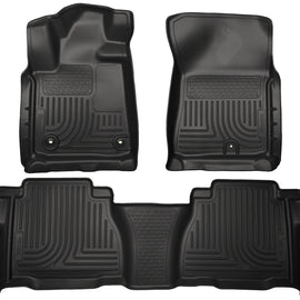 Husky Liners Weatherbeater Front & 2nd Seat Floor Liners Footwell Coverage 99591