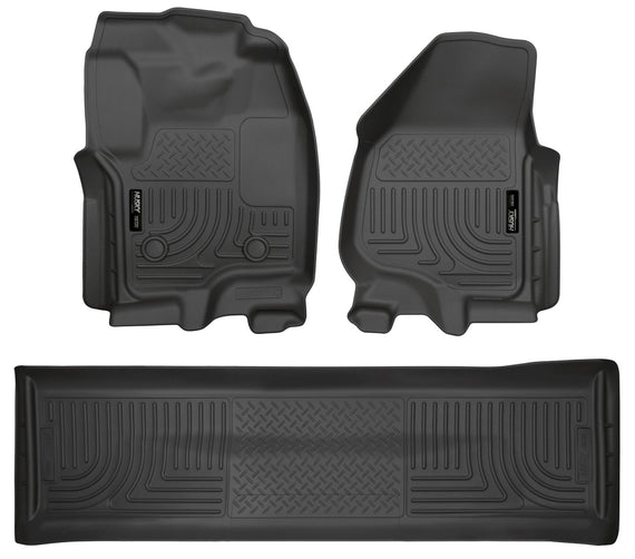 Husky Liners Weatherbeater Front & 2nd Seat Floor Liners Footwell Coverage 99711 99711