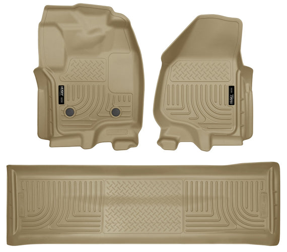 Husky Liners Weatherbeater Front & 2nd Seat Floor Liners Footwell Coverage 99713 99713