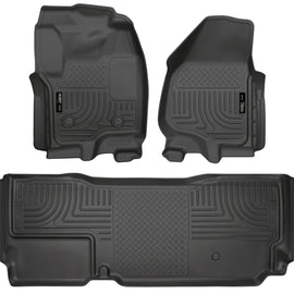Husky Liners Weatherbeater Front & 2nd Seat Floor Liners Footwell Coverage 99721 99721
