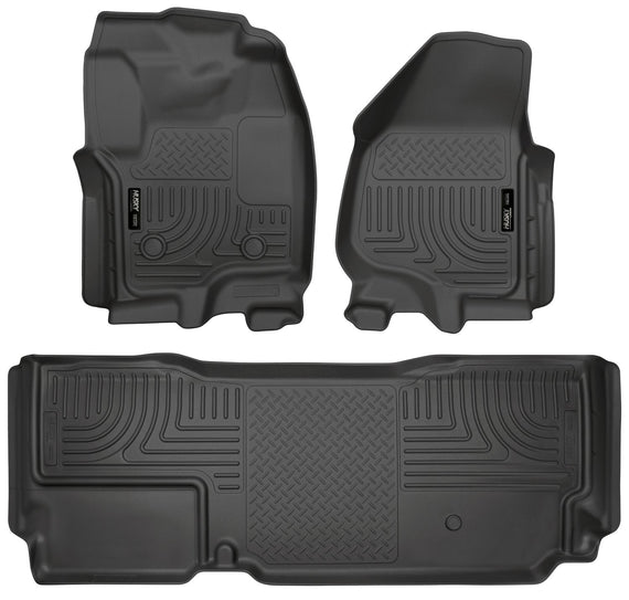 Husky Liners Weatherbeater Front & 2nd Seat Floor Liners Footwell Coverage 99721 99721
