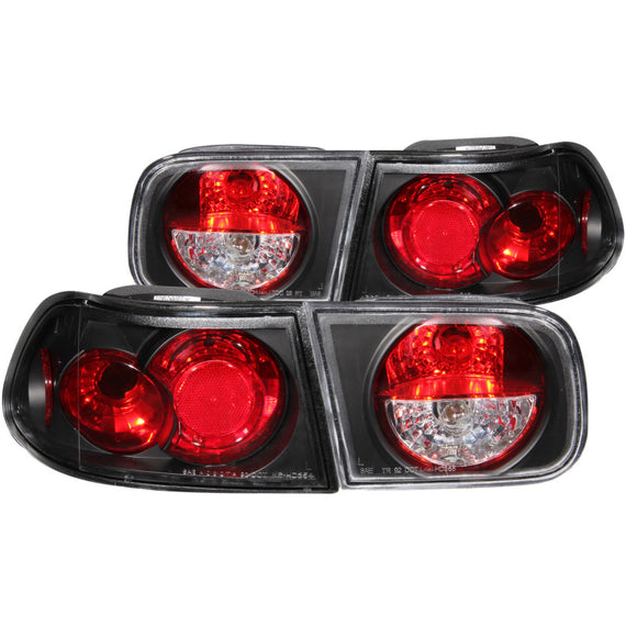 Anzo 221056 Pair of 2 Incandescent Tail Lights for 92-95 Honda Civic 2Door/4Door 221056