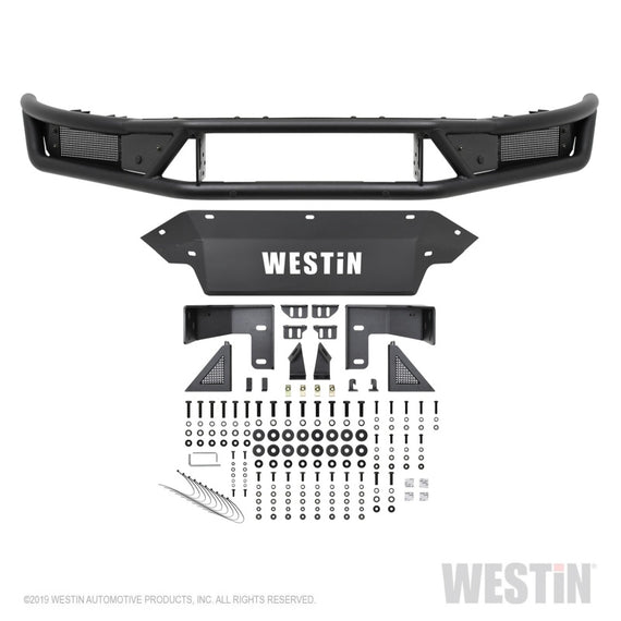 Westin 19-20 Ford Ranger Outlaw Front Bumper - Textured Black 58-61085