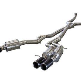 aFe MACHForce XP Exhaust 304SS Cat-Back w/ Carbon Fiber Tips 12-13 BMW M5 (F10) V8 4.4L (tt) 49-36317-C