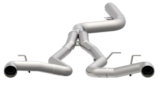 Kooks 2020 Toyota Supra 3.5in x 3in SS Muffler Delete Catback Exhaust w/Polished Tips 44115200