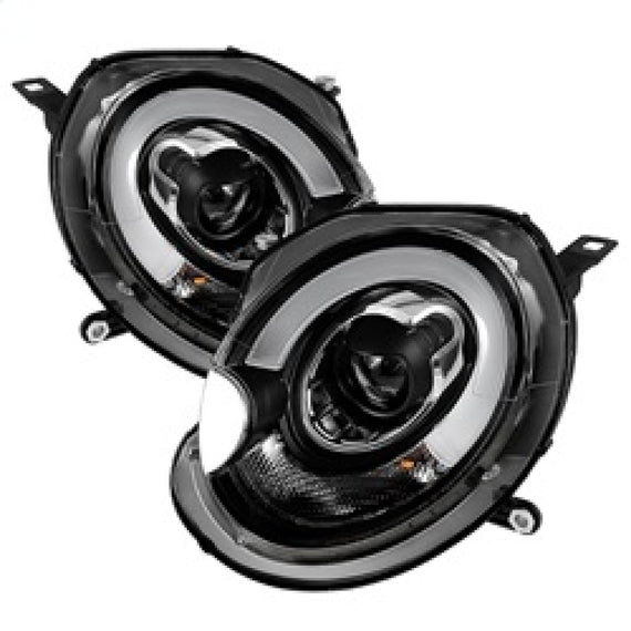 Spyder Mini Cooper 2007-2012 Projector Headlights Halogen Model Only - DRL Black PRO-YD-MC07-DRL-BK 5080608