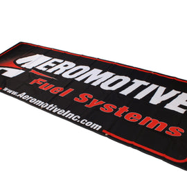 Aeromotive Banner - 32in x 92in (Black/Red) 95012
