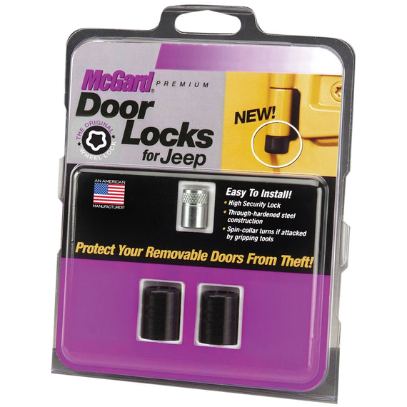 McGard Door Lock Set for TJ & UNLIMITED LJ 2-DOOR/2-LOCK 76058