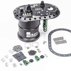 Radium Engineering Brushless Ti Automotive E5LM Fuel Cell Surge Tank (Pumps NOT Included) 20-0693-00