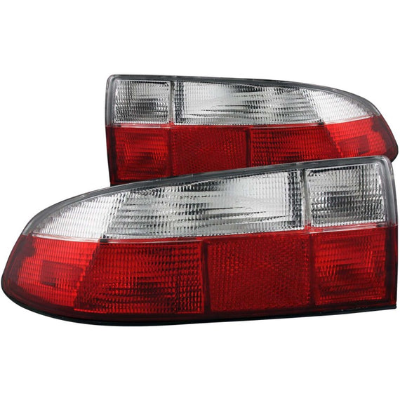 Anzo 221131 Red Clear Lens Incandescent Bulb Tail Lights for 96-99 BMW Z3 221131