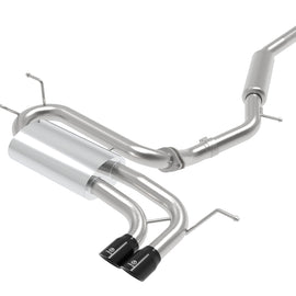 aFe Takeda 2-1/2in SS-304 Cat-Back Exhausts w/ Black Tip 16-19 Mazda MX-5 Miata ND 2.0T 49-37005-B