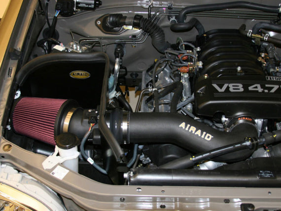Airaid 03-04 Toyota Tundra 4.7L CAD Intake System w/ Tube (Oiled / Red Media) 510-163