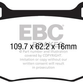 EBC 2015+ Ford Mustang GT350 Bluestuff Rear Brake Pads DP53056NDX