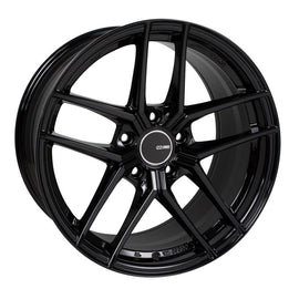 ENKEI TY-5 Rim 18X8 5X114.3 Offset 40 Gloss Black (Quantity of 1) 498-880-6540BK
