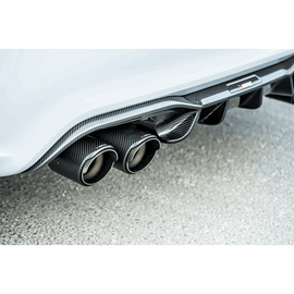 Akrapovic 2018+ BMW M2 Competition/M2 CS (F87N) Slip-On Line (Titanium) w/Carbon Fiber Tips S-BM/T/3H