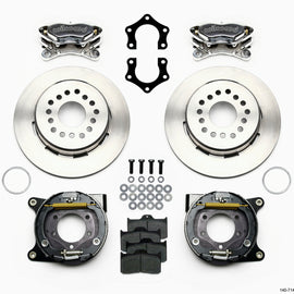 Wilwood Forged Dynalite P/S Park Brake Kit Polished Mopar/Dana 2.36in Off w/Snap Ring Brng 140-7144-P