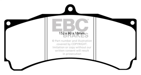 EBC Brakes Orangestuff Full Race Brake Pads DP9005
