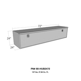 Westin/Brute HD Under Body 24in x 72in Drop Down Door - Aluminum 80-HUB2472
