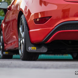 mountune / Rally Armor 14-19 Ford Fiesta ST Mud Flap Set - Yellow (5 Door) 7064-MF-AA