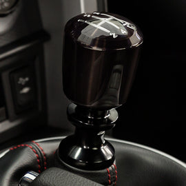 Raceseng Ashiko Shift Knob (Gate 4 Engraving) Porsche 911-997 Adapter - Smoke Translucent 08311ST-08014-081207
