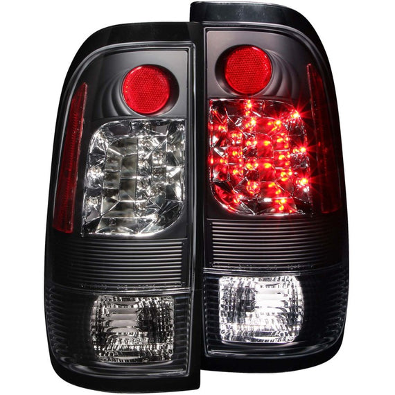 Anzo 311027 Black LED Tail Lights for 97-07 for Ford F150/F250/F350 SuperDuty 311027
