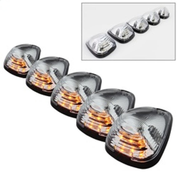 Xtune Ford Super Duty F250-F550 99-15 Amber LED Cab Roof Lights Clear ACC-LED-FDSD99-CR-C 9924583