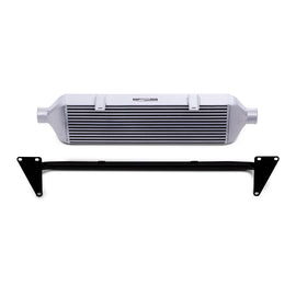 Mishimoto 15-19 Subaru STI Front-Mount Intercooler Kit w/ Black Crash Beam - Silver Core MMINT-STI-15BSL