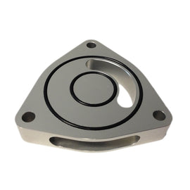 Torque Solution Blow Off BOV Sound Plate (Silver): Plymouth GT Cruiser 03-07 TS-GEN-002S-5