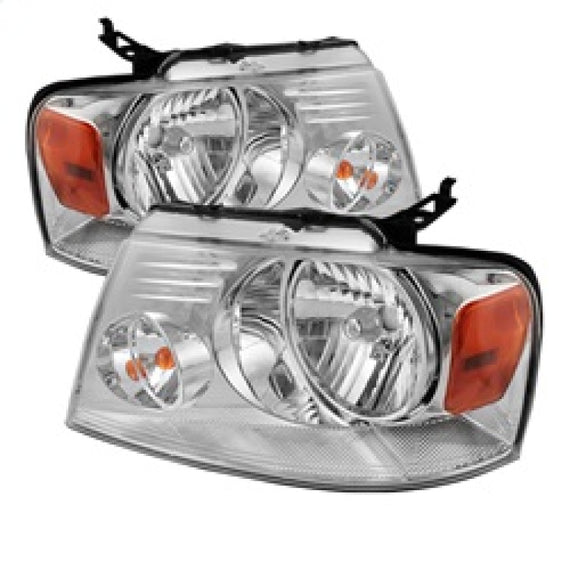 Spyder Auto Crystal Headlights-Chrome For 2004-2008 Ford F150 #5069825 5069825